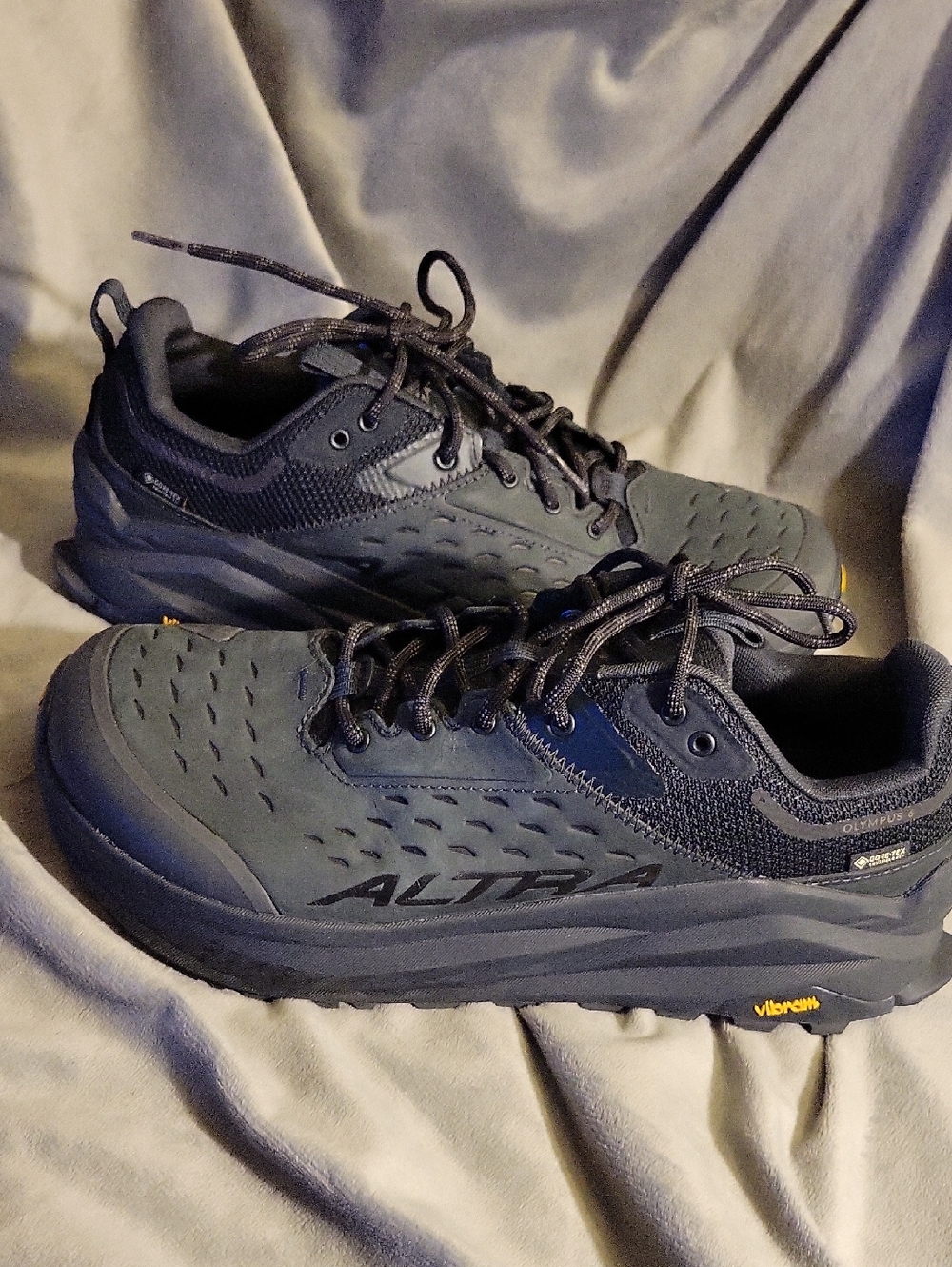 Altra Men's Black Trail Running Shoes with Vibram Outsole